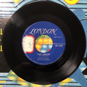 Mantovani Song Of Sorrento Vinyl 45 Record '56